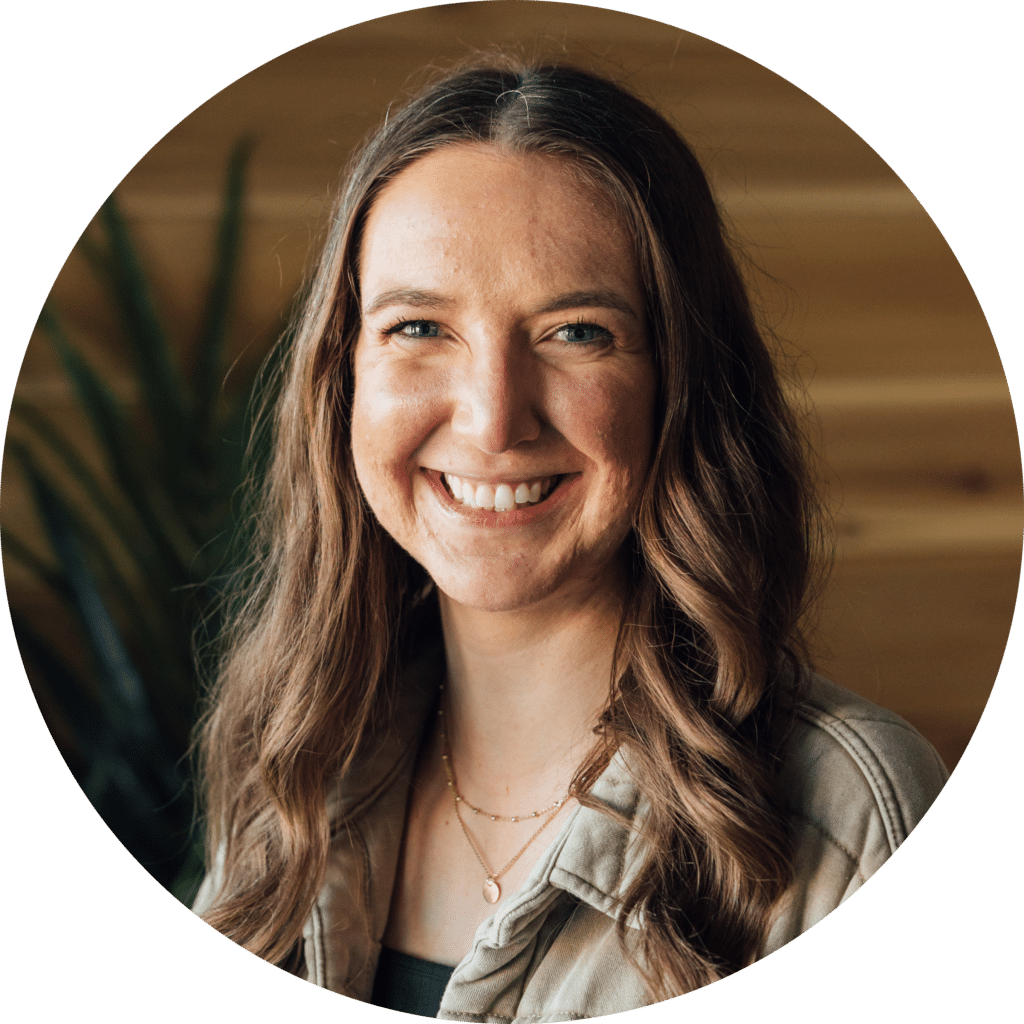 Staff photo of Hannah, Associate Campus Pastor of Arvada: Hannah, a dedicated and compassionate leader, captured in the photo with a welcoming smile, representing her role in supporting and assisting the Arvada campus community, fostering a sense of belonging and spiritual growth.